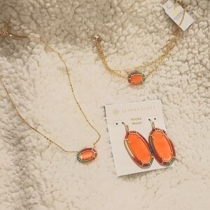 Kendra scott threaded Elisa necklace set nwt